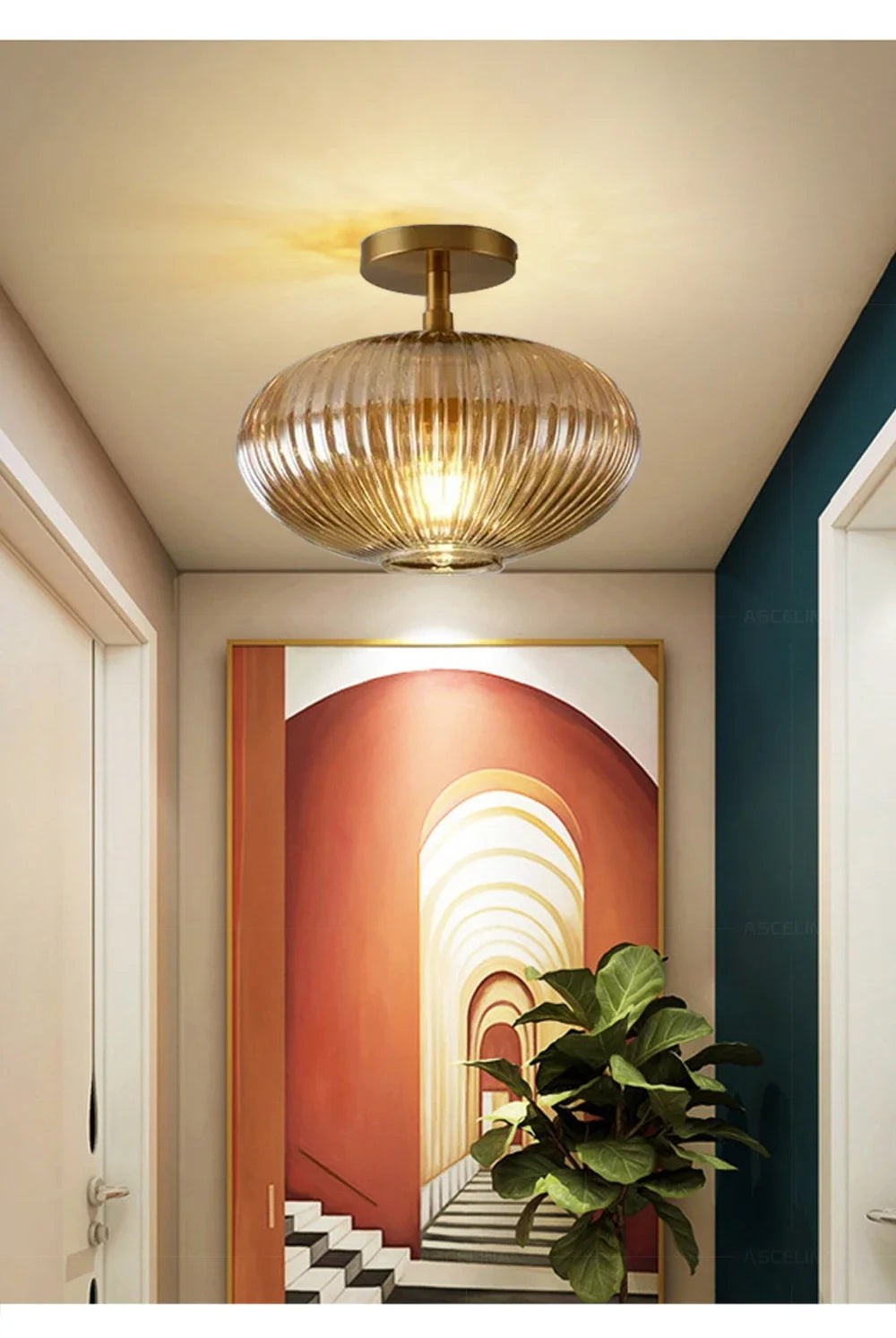 Asce Round Ceiling Light