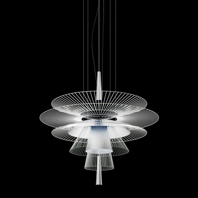 white modern gravity 1 pendant light