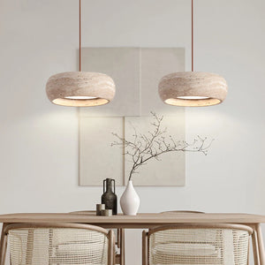 Ande Modern Travertine Pendant Light