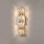 15.75 inch crystal sconce wall lights