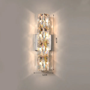 15.75 inch crystal sconce wall lights