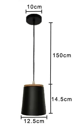 Wooden Nordic Drop Down Lamp