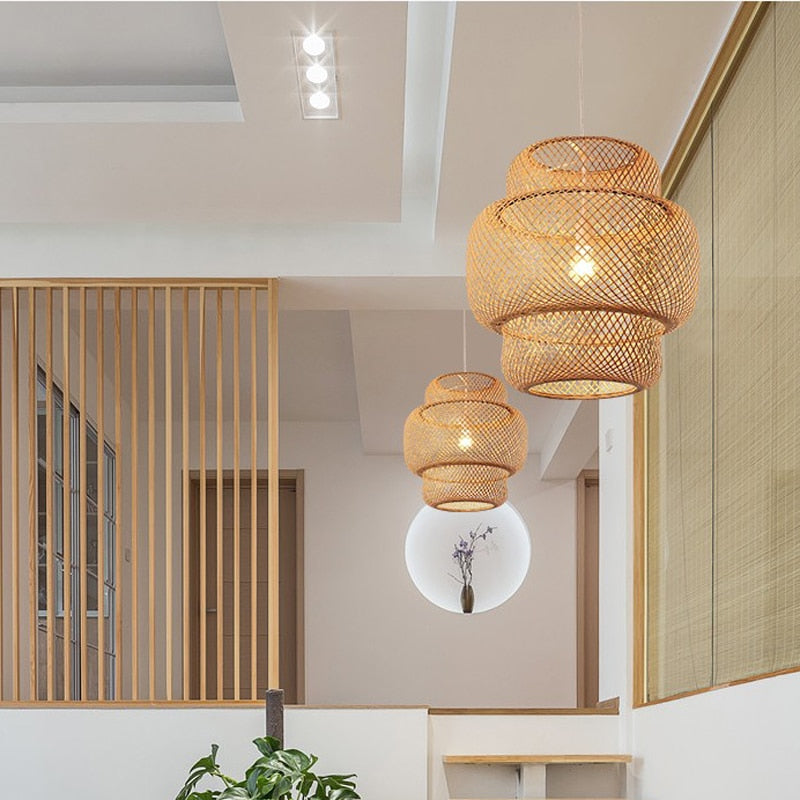 bamboo lamp shade