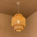 bamboo light fixture