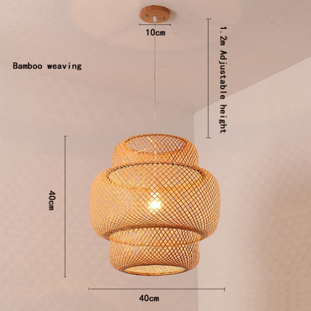 wilo bamboo pendant lighting