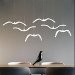 bird wing chandeliers