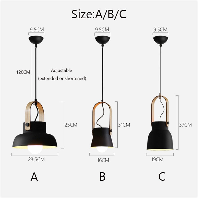 black nordic pendant light | Lighting Homei