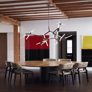 black sputnik chandelier