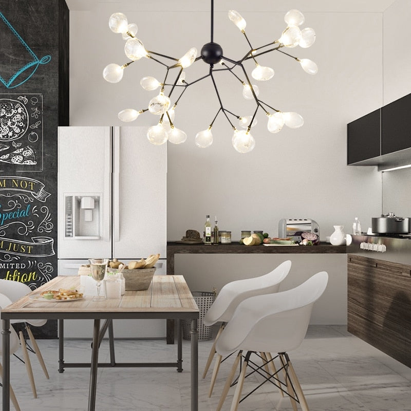 black heracleum chandelier​