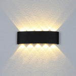 black led outdoor wall lights