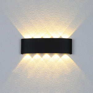 black led outdoor wall lights