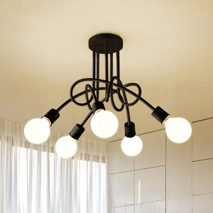 black sputnik chandelier