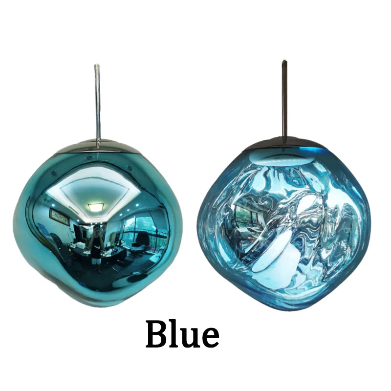 blue meltd led pendant light