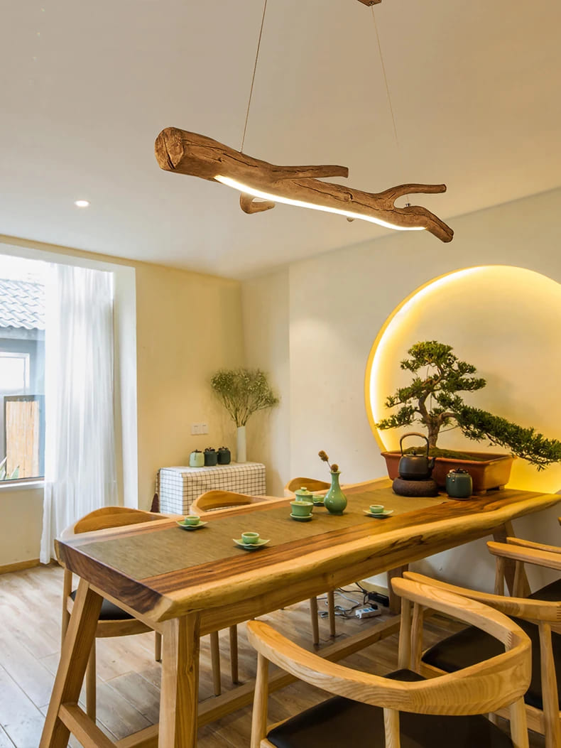 branch chandelier dining room