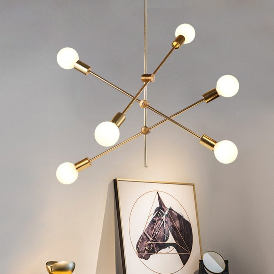 brass sputnik chandelier