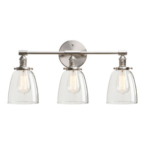 brushed industrial wall sconce