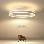 round LED ceiling light modern design