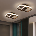 black ceiling square led lights