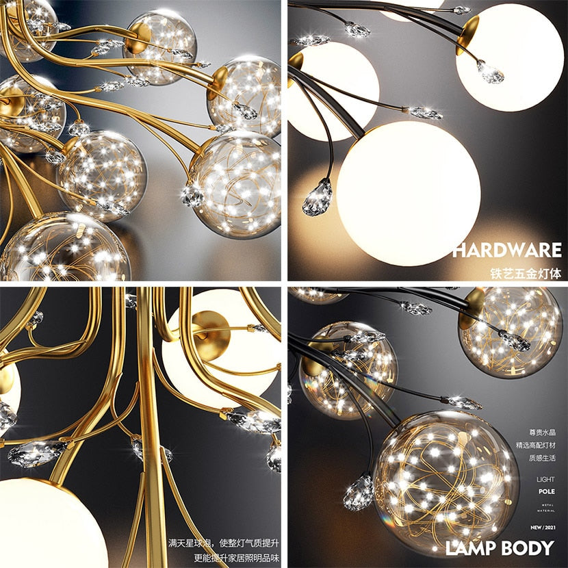 chandelier globes ceiling light