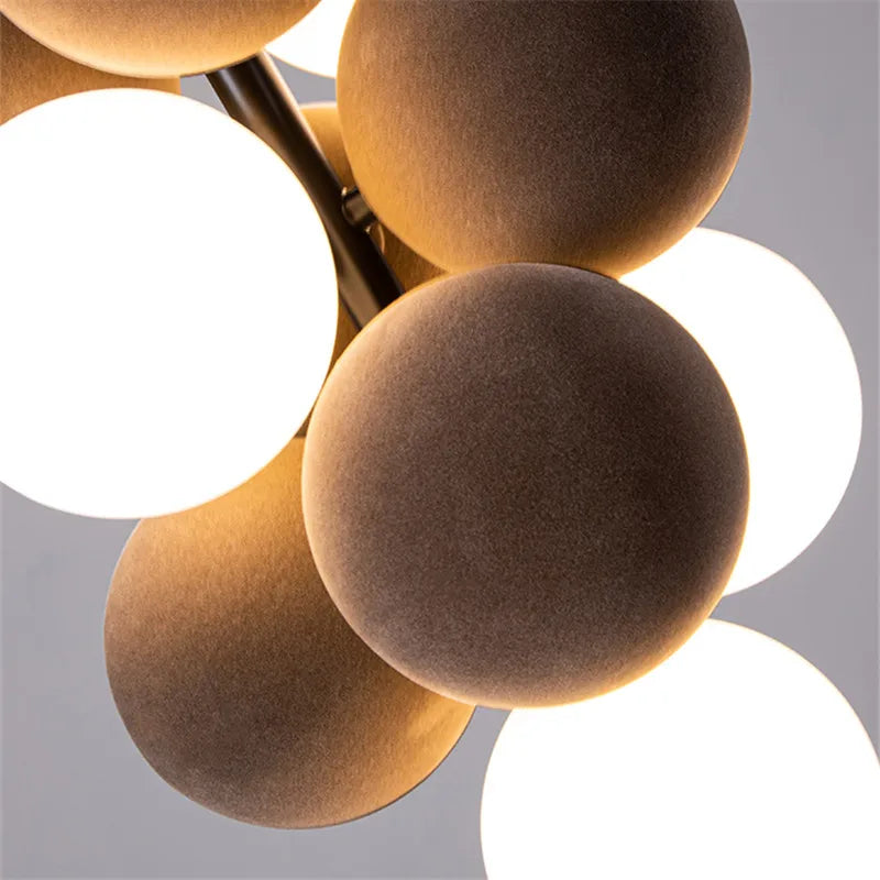 chandelier globes modern 