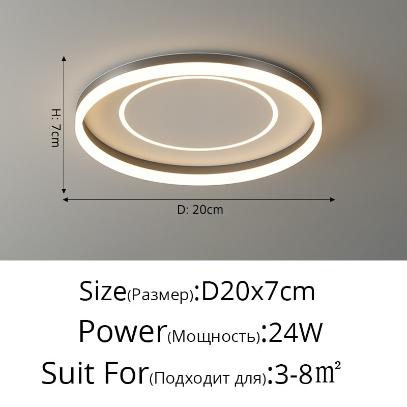 circle led ceiling lights