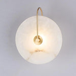 circular marble wall sconce