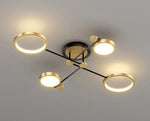 contemporary sputnik flush mount ceiling light