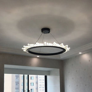crystal ceiling lights round
