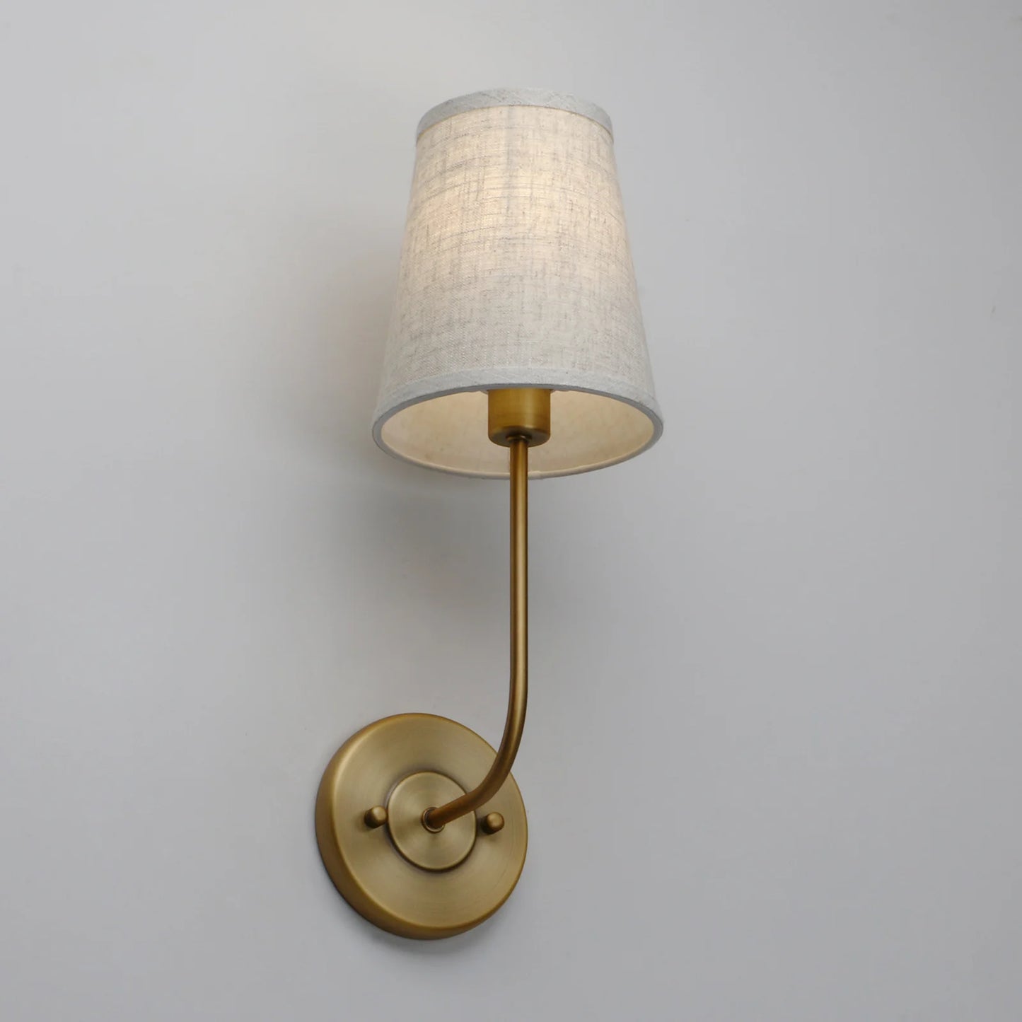 fabric wall sconce