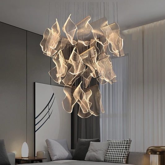 fire shadow chandelier