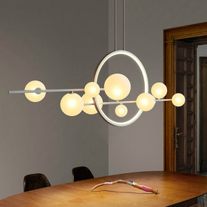 frosted bubble light fixture