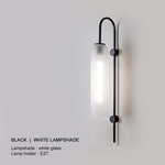 frosted Long Tube Glass Wall Sconce