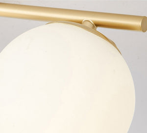 frosted glass globe light