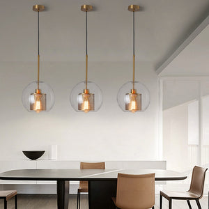 globe chiswick pendant light dining room