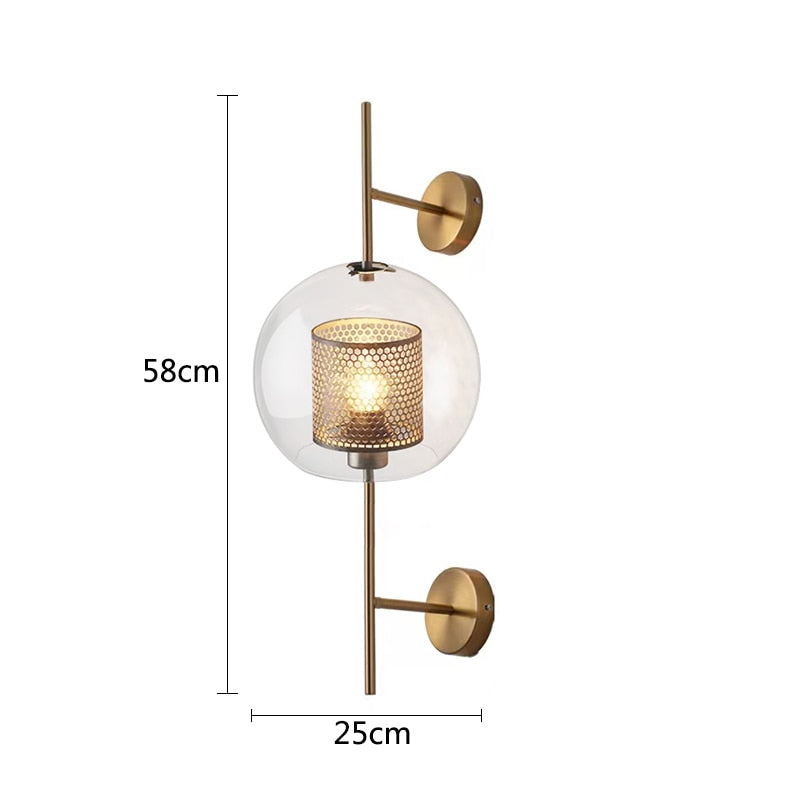 globe sconce light