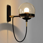 globe wall sconce light