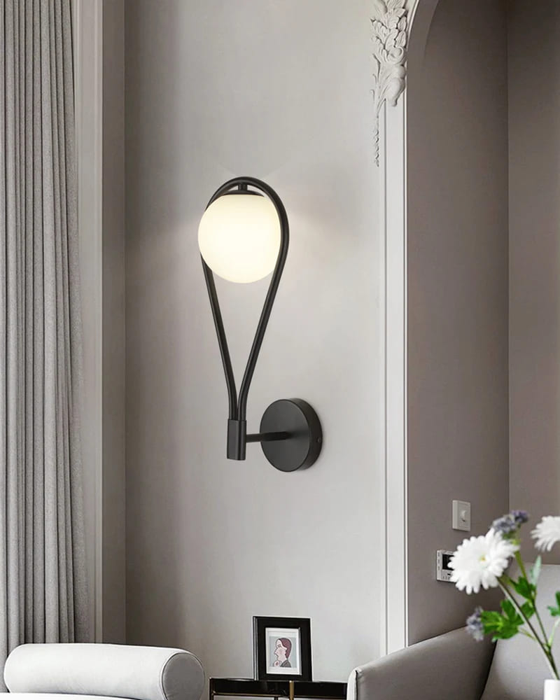 lakue globe wall sconce