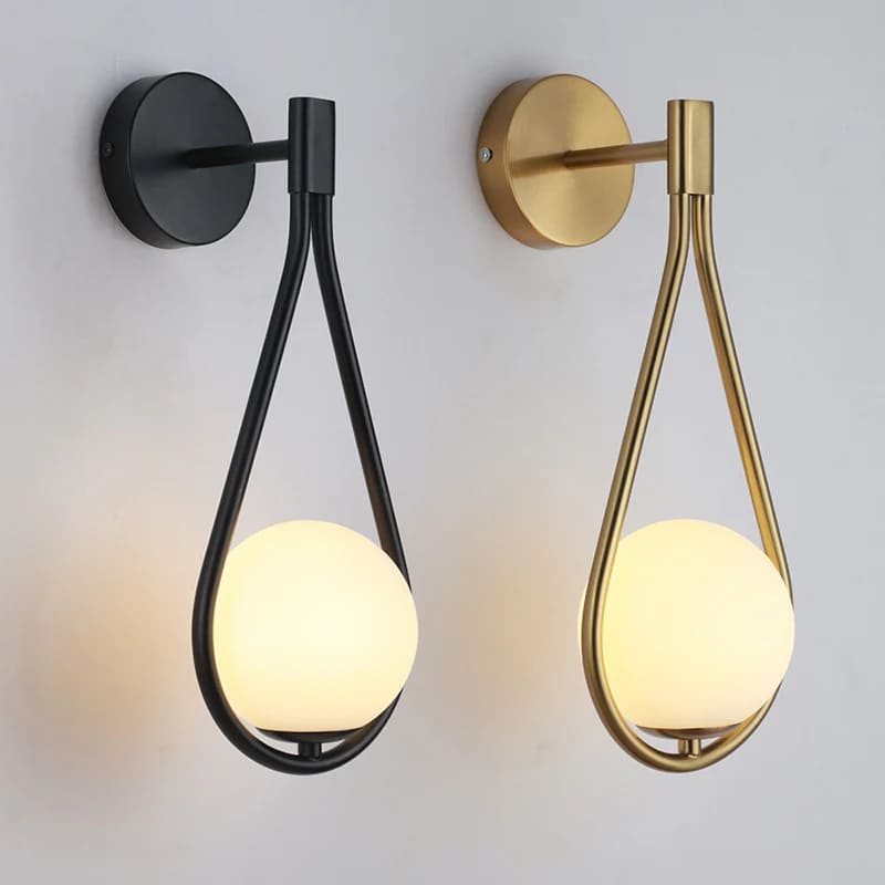 globe wall sconce