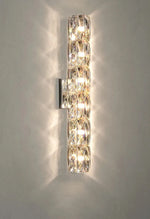 long gold crystal wall sconces