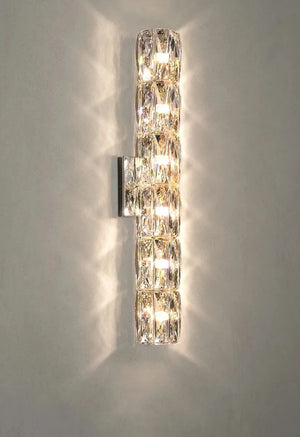 long gold crystal wall sconces