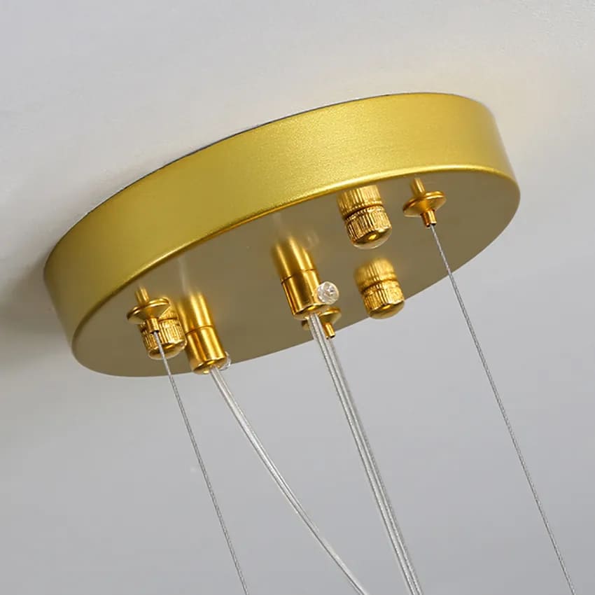 gold socket chandelier