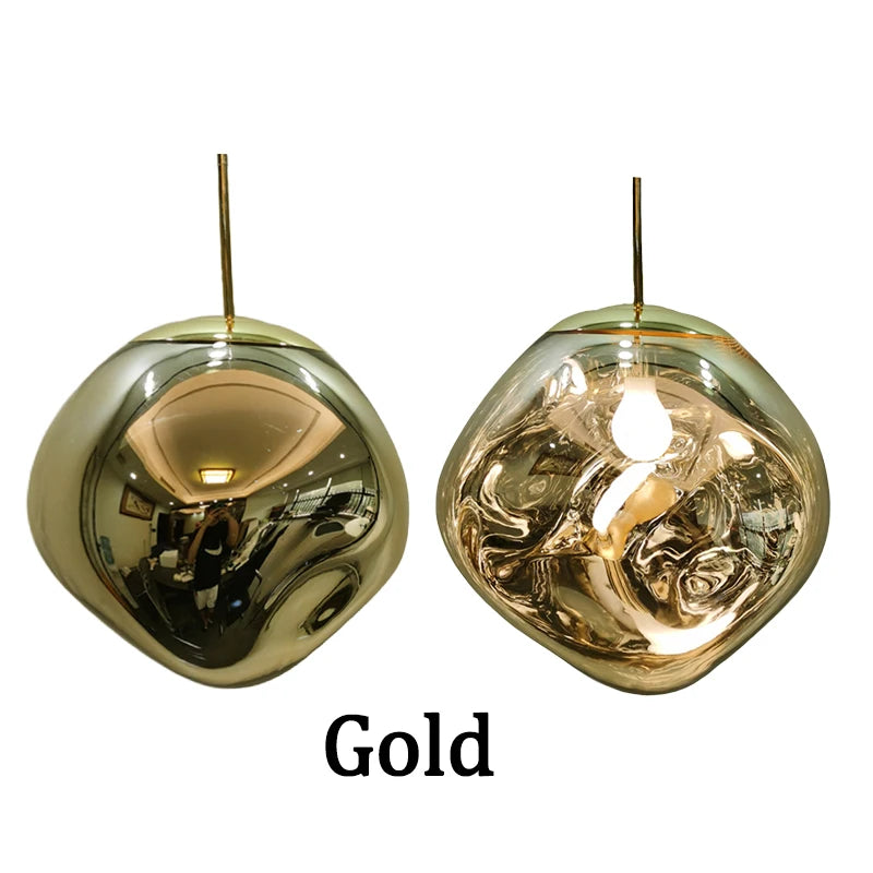 gold melt led pendant