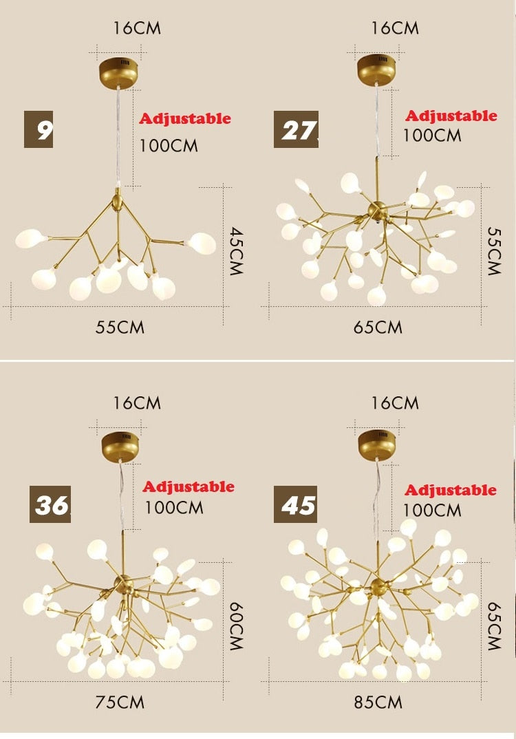 branch chandelier