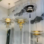 gravity round chandelier lighting