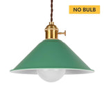 green cone pendant light​