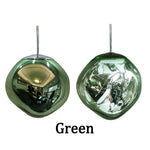 green melt light pendant