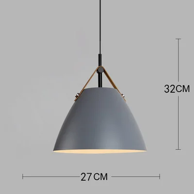 grey cone pendant light