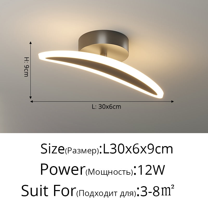 hallway led light fixture