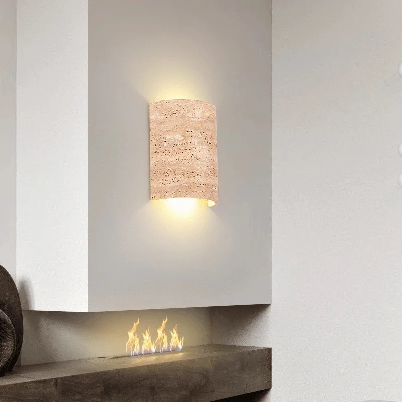 indoor stone wall light