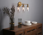 3 lights industrial wall sconces